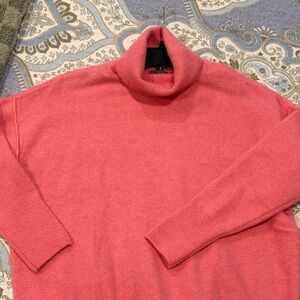 Vince Camuto Pink Turtleneck Sweater